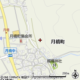 石川県白山市月橋町ヌ78周辺の地図