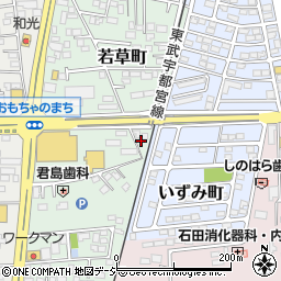 栃木県下都賀郡壬生町至宝3丁目11周辺の地図