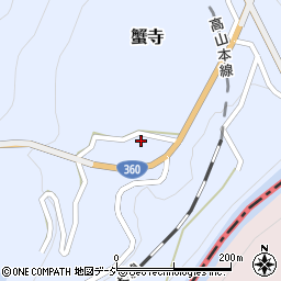 富山県富山市蟹寺153周辺の地図