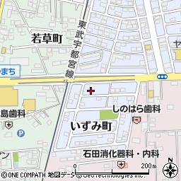 栃木県下都賀郡壬生町いずみ町9-20周辺の地図
