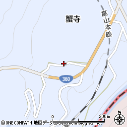 富山県富山市蟹寺19周辺の地図