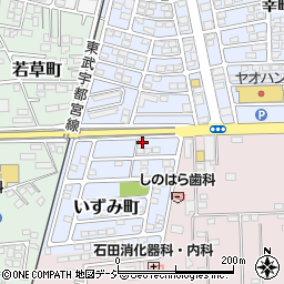 栃木県下都賀郡壬生町いずみ町9-6周辺の地図