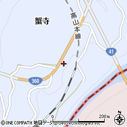 富山県富山市蟹寺144-1周辺の地図