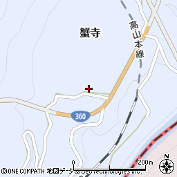 富山県富山市蟹寺163-1周辺の地図