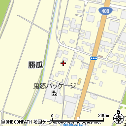 栃木県真岡市勝瓜周辺の地図