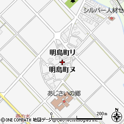 石川県白山市明島町ヌ周辺の地図
