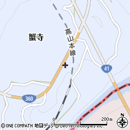 富山県富山市蟹寺140周辺の地図