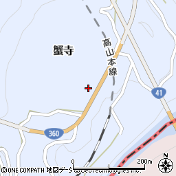 富山県富山市蟹寺171-2周辺の地図