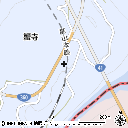 富山県富山市蟹寺141周辺の地図