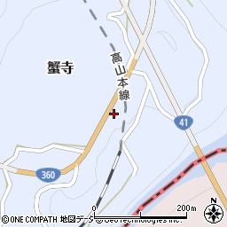 富山県富山市蟹寺139周辺の地図