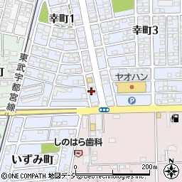 栃木銀行おもちゃのまち支店周辺の地図