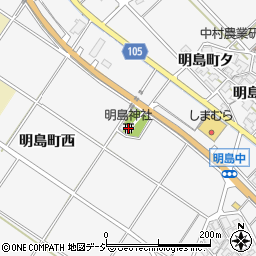 明島神社周辺の地図