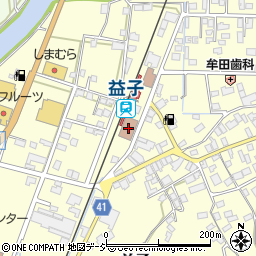 益子町役場福祉センター　社会福祉協議会周辺の地図
