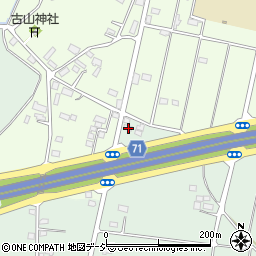 栃木県下野市下古山3147周辺の地図