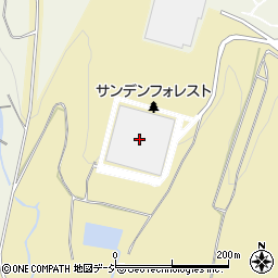 サンデン赤城事業所周辺の地図