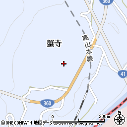 富山県富山市蟹寺234-1周辺の地図