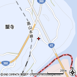 富山県富山市蟹寺117-1周辺の地図