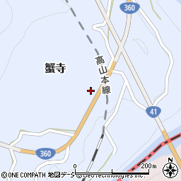富山県富山市蟹寺183-1周辺の地図