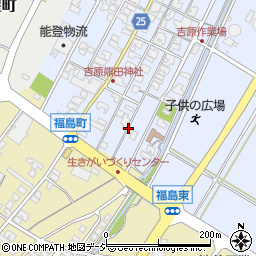 石川県能美市吉原町（カ）周辺の地図