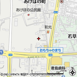 栃木県下都賀郡壬生町あけぼの町3-11周辺の地図