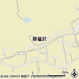 茨城県東茨城郡城里町勝見沢周辺の地図