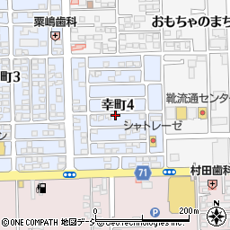 栃木県下都賀郡壬生町幸町4丁目周辺の地図