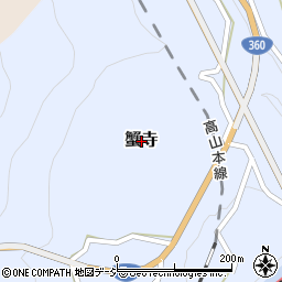 〒939-2188 富山県富山市蟹寺の地図