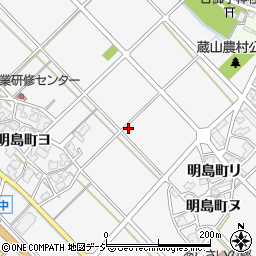 石川県白山市明島町周辺の地図