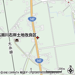 長野県大町市常盤4358周辺の地図