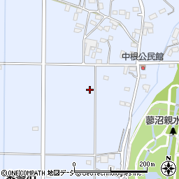 栃木県河内郡上三川町東蓼沼周辺の地図