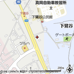 栃木県真岡市下籠谷4287周辺の地図