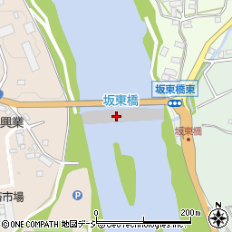 坂東橋周辺の地図