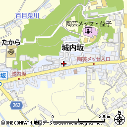 栃木県芳賀郡益子町城内坂周辺の地図