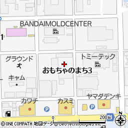 栃木県下都賀郡壬生町おもちゃのまち3丁目周辺の地図