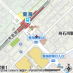 筑波銀行東海支店周辺の地図