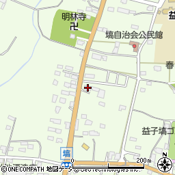 栃木県芳賀郡益子町塙1067周辺の地図