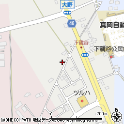 栃木県真岡市下籠谷4312-7周辺の地図