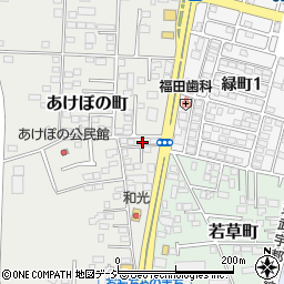 栃木県下都賀郡壬生町あけぼの町7周辺の地図