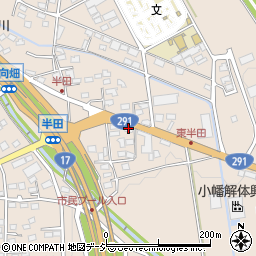 堀越電子株式会社　渋川工場周辺の地図