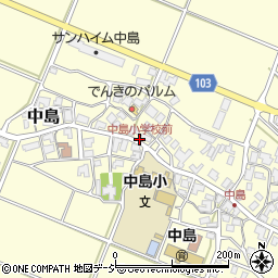 中島小学校前周辺の地図