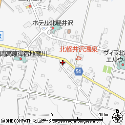 北軽井沢郵便局周辺の地図