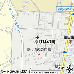 栃木県下都賀郡壬生町あけぼの町周辺の地図