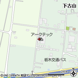 栃木県下野市下古山2980周辺の地図