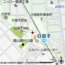 石川県白山市日御子町ホ周辺の地図