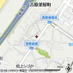 石川県能美市吉原釜屋町周辺の地図
