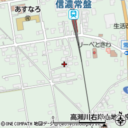 長野県大町市常盤3603周辺の地図
