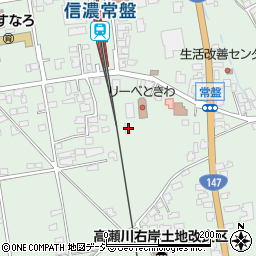 長野県大町市常盤3599周辺の地図
