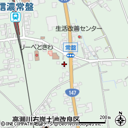 長野県大町市常盤3588周辺の地図