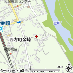 栃木県栃木市西方町金崎759周辺の地図