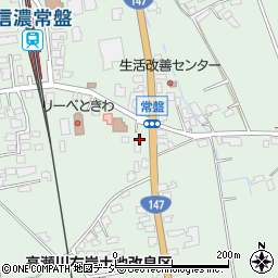 長野県大町市常盤3589周辺の地図